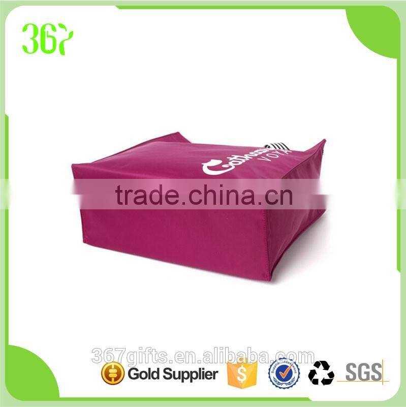 Tote Nylon Snap Fastener PP Webbing Handbag with Big Compartment