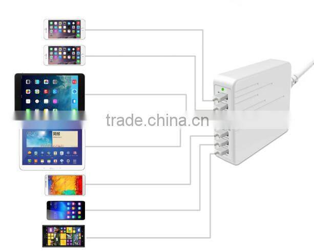 45W 5V 9A usb multi charger 7Ports USB for all phones and Ipad