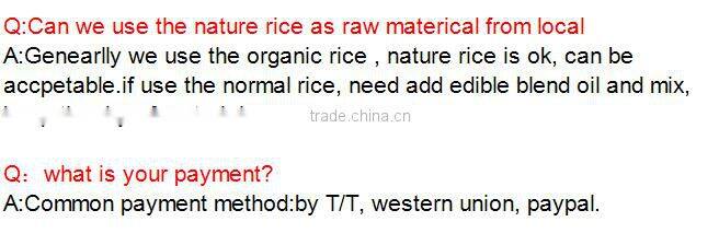 Automatic stainless steel korea puffed rice cake machine from manufacturer