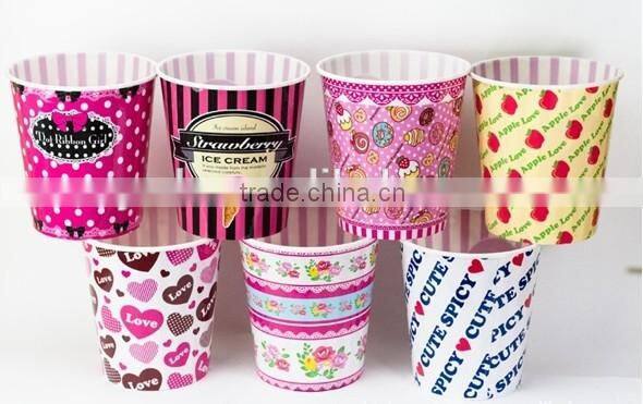 46oz disposable paper popcorn cup container for food packing