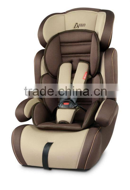 baby car seat with 5-point belt buckle