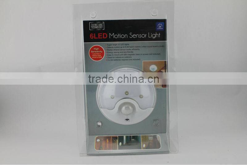 6LED wireless motion led sensor light