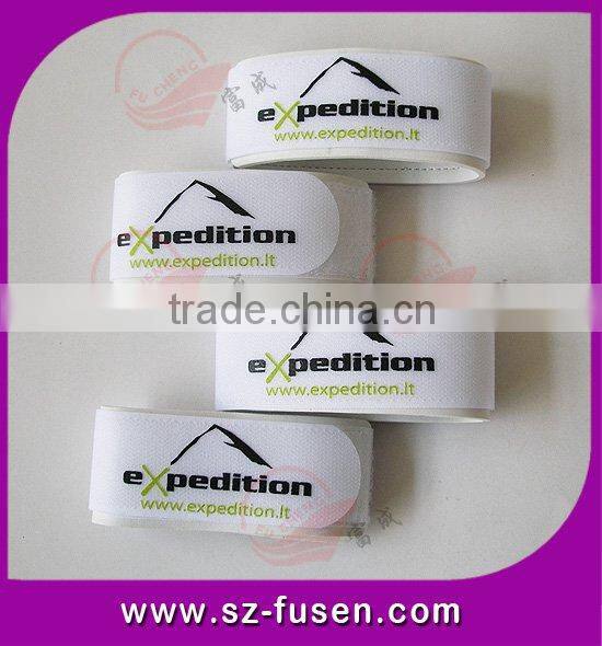 magic tape + PVC ski carrier strap