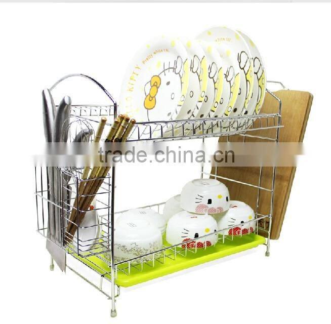 Stainless steel dish rack modular kitchen decorative display racks