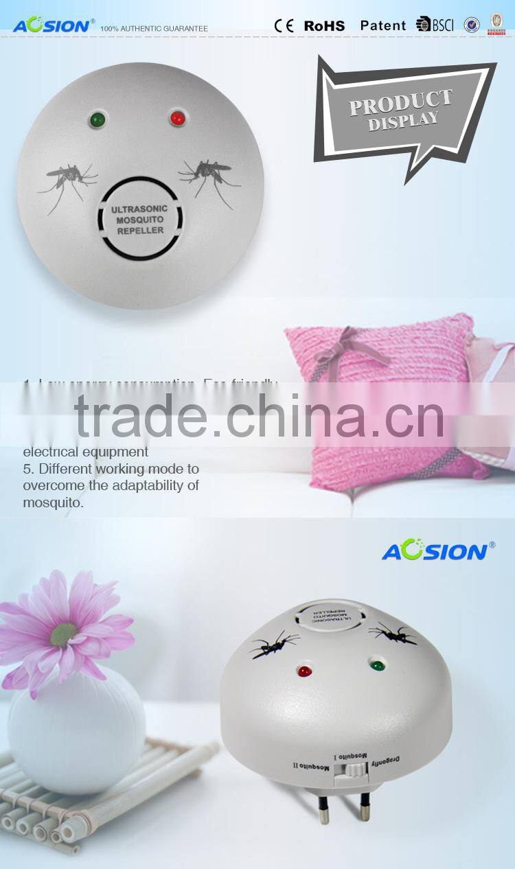 Three frequency mosquito repellent