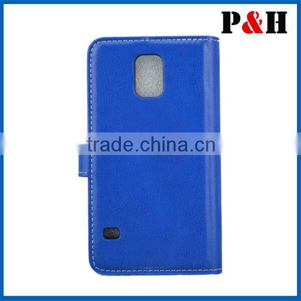 High Quality Vertical Flip Leather Case for Samsung Galaxy S5