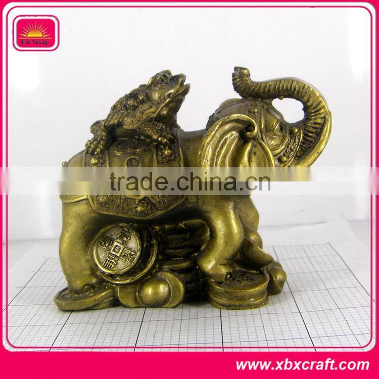3D metal black lion figurine/metal animal figurine with nickle plated