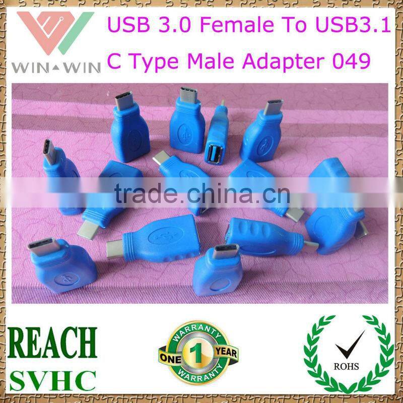China manufacture USB 3.0 Female To Type C USB 3.1 Adapter 042