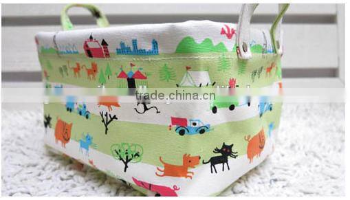 Home/Office Storage Box;Storage Box Flowers Pattern;COTTON 100% Material Storage Box