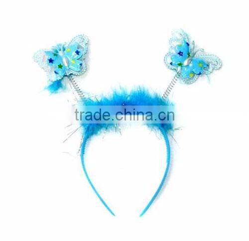 Love headband color is blue headband winter hairband Hair Band