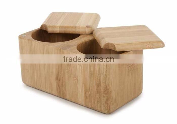 2016 wholesale handmade new design cheap wooden spice box for kitchen storage
