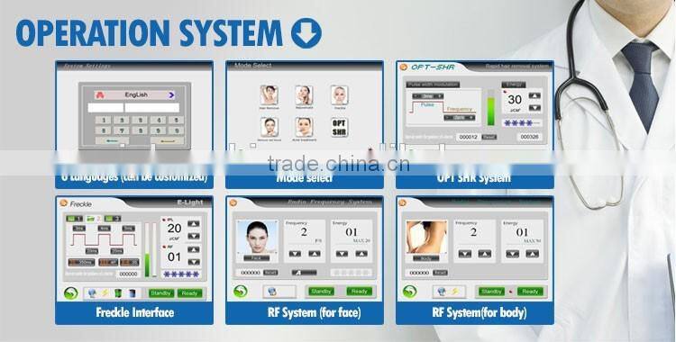 Newest high quality opt ipl portable hair removal