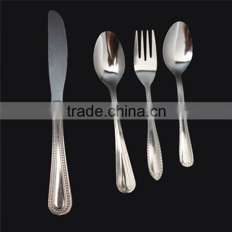 Machine polish cutlery set with the price 895 USD each ton in stock