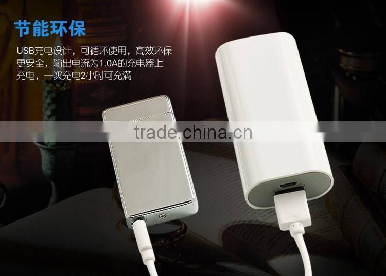 Flameless dual arc lighter usb rechargeable double arc lighter
