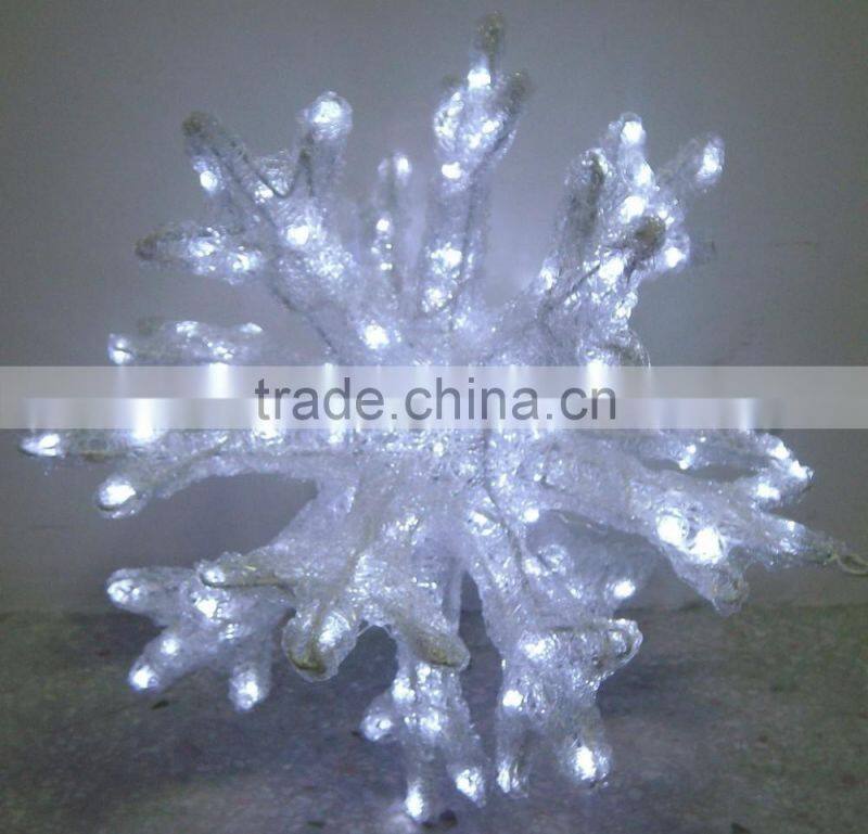 light up snowflake 3 layers led Christmas decorative light wedding decoration lights