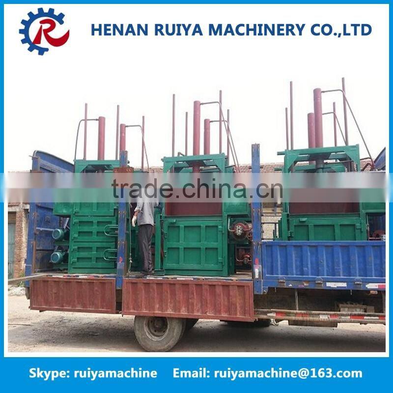 sawdust wood shavings press baler machine