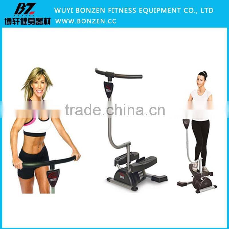 Whole Body Fitness Stepper With Handle Bar Cardio Twister Exercise Machine