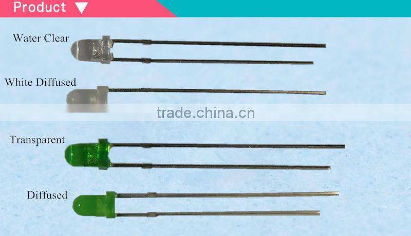 Rohs CE Approval 5mm wire resistance led