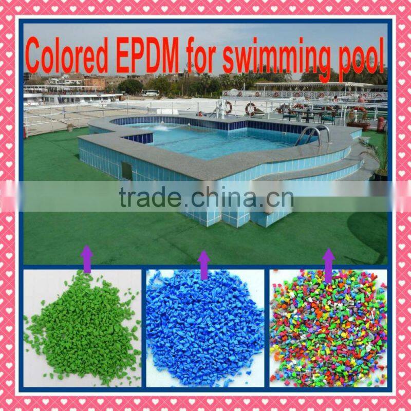 Colored EPDM Rubber Granules, EPDM Rubber Chips, EPDM Crumb rubber-FN-A-16072602