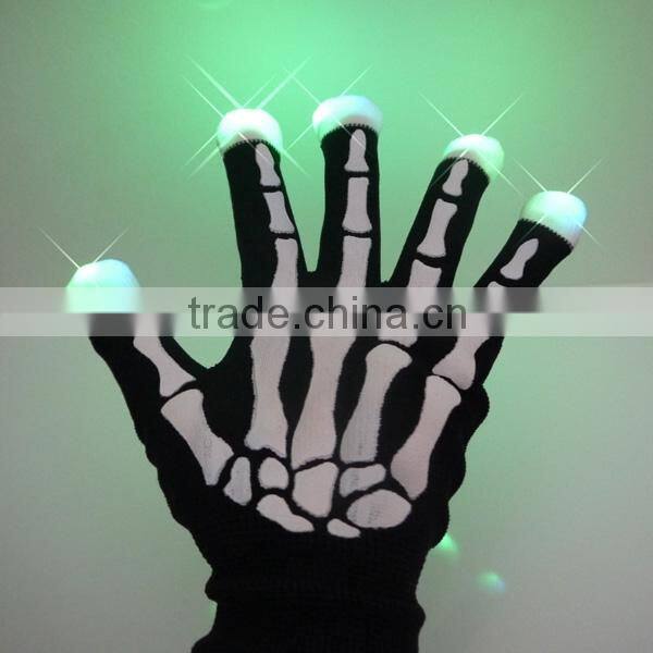 2016 Magic color changing party gloves,light gloves led