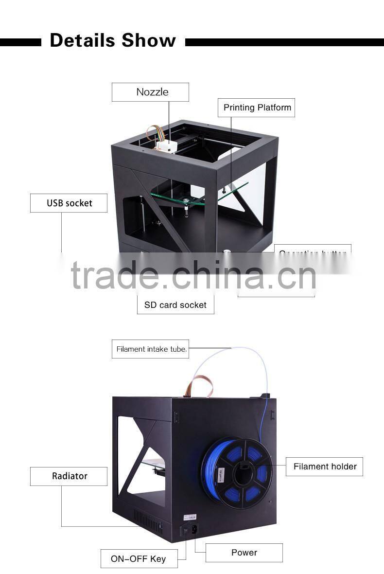 Small Digital 3D Printer Machine FDM Mini 3D Printer