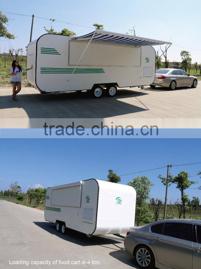 2015 hot sales best quality mobile food scooter caravan donut food caravan mobile snack food caravan