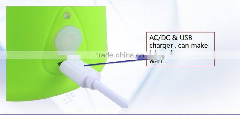 new arrival 304 stainless steel knife portable juice cup with USB milkshake cup