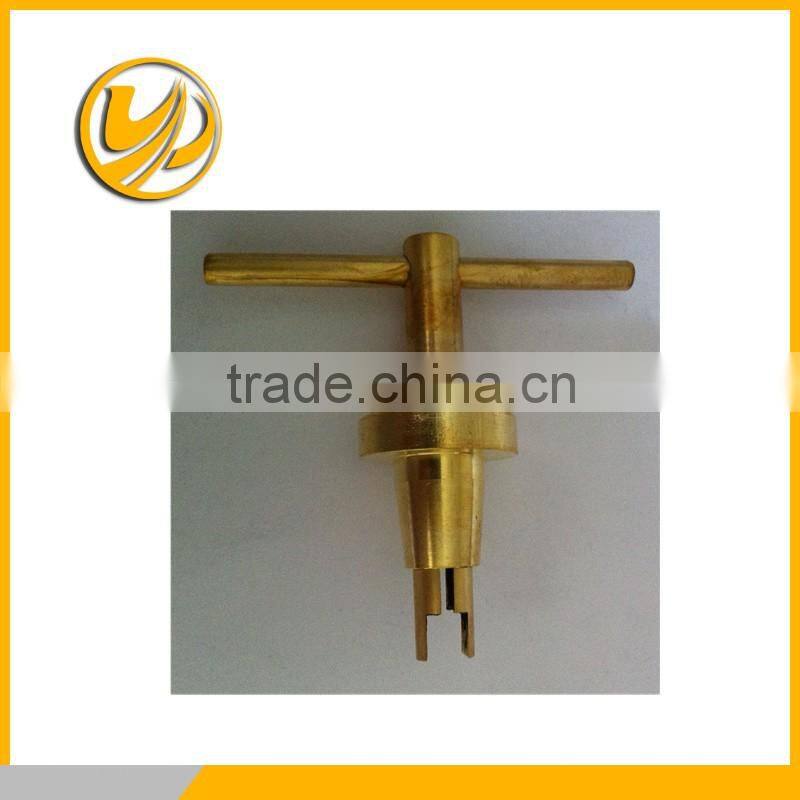 CW617, CW602N brass lockable angle ball valve with key