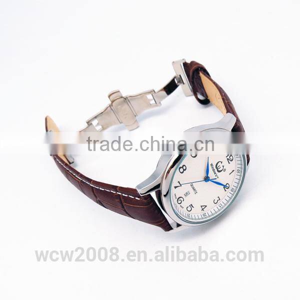 unisex watch brands chinese leather strap watch minimalist