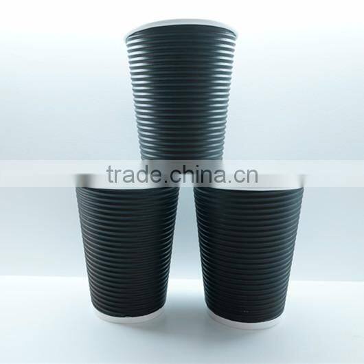 High Quanlity 12oz Ripple Wall Corrugated Cups