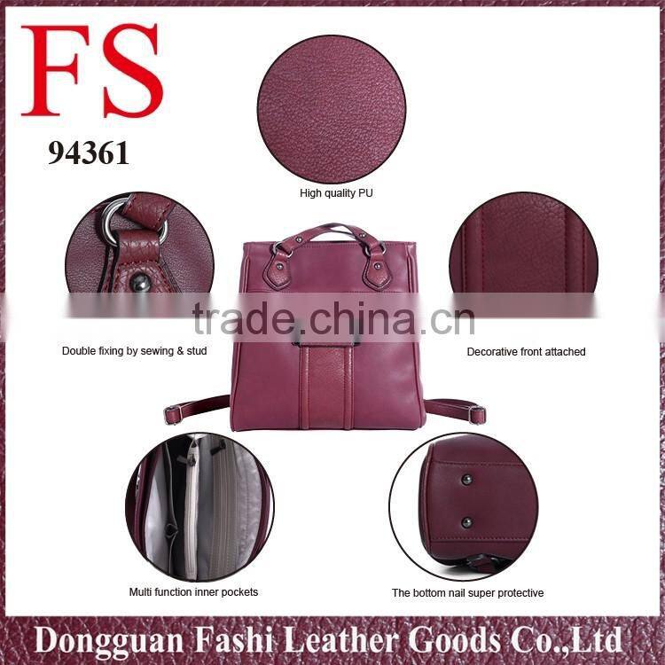 2016 latest high quality fashion pu backpacks