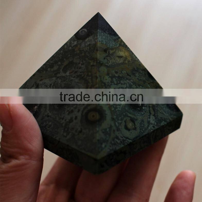 latest beautiful high quality Malachite pyramids manufacturer