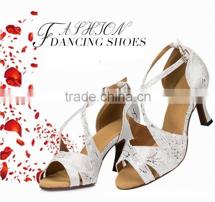 New Fashion Women Dancing Shoes Salsa Satin Ballroom Tango Latin Dance Shoes Free Shipping