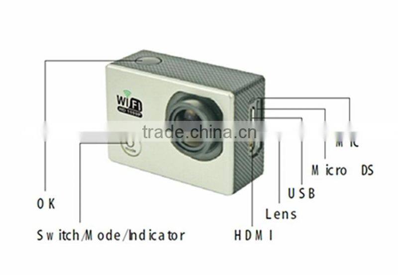 New Sport camera SJ6000 full HD 1080p sport camera use bracket to be rear view camera