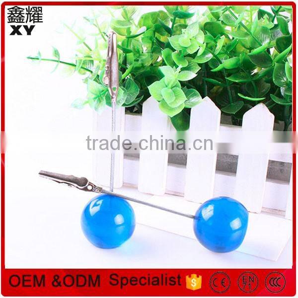 120mm cube shape colorful resin base with alligator metal clip