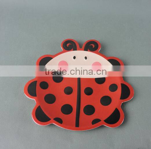 Bee shape melamine children dinner set