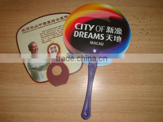 plastic fan (handle fan, hand fan)