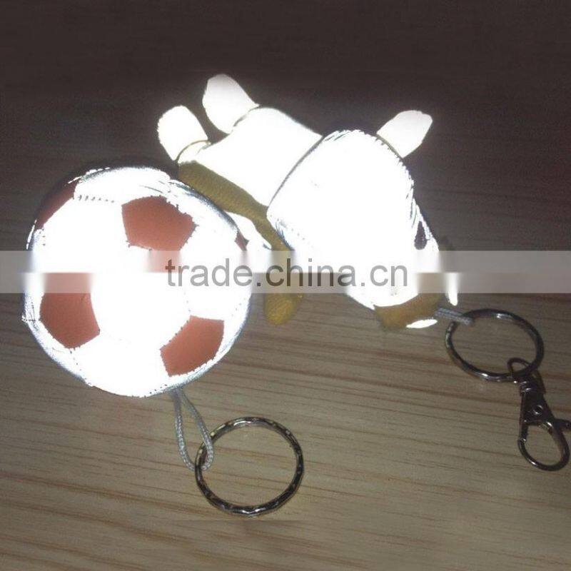 Promotion Gift Type PVC Reflector Keychain