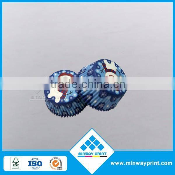 Custom printed design disposable oil-proof cake baking