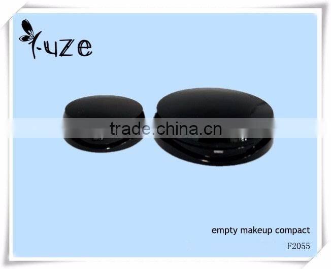 Round compact powder case