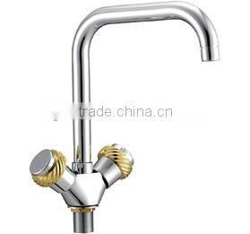 New design double handle kitchen faucet tap