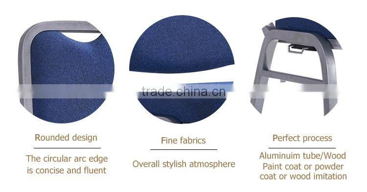 Elegant banquet dining chair stacking aluminum banquet chair