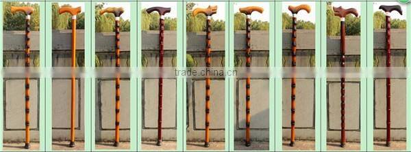 wood elderly walking stick cane