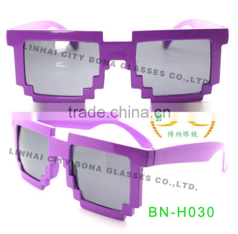 pixelated sunglasses,party toy,promotion gifts