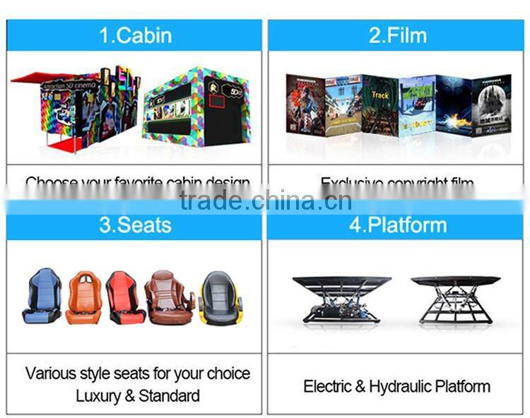 Great Experience with Special effects 5d simulation ride 5d projector cinema