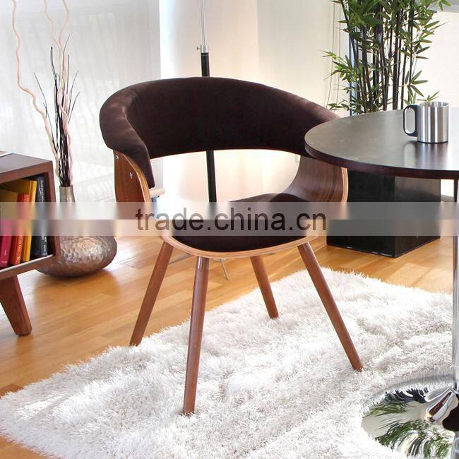 vintage mid century accent upholstered bentwood armchair chair
