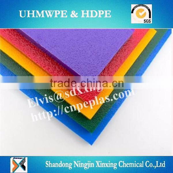 UV resistant textured double color orange peel surface HDPE panel