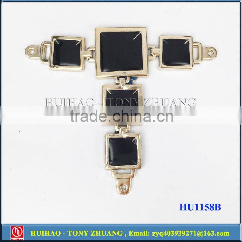 Pink color plastic flip flops buckle chain HU1158C