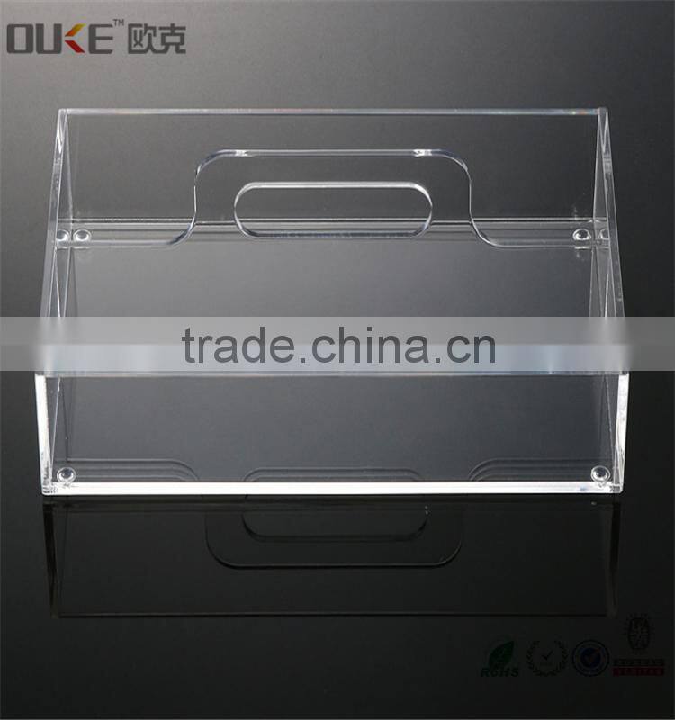 innovative design desktop clear acrylic storage box