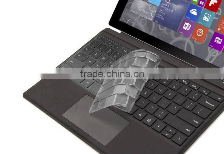 High transparency allows full access to all controls custom keyboard skin for Surface Book